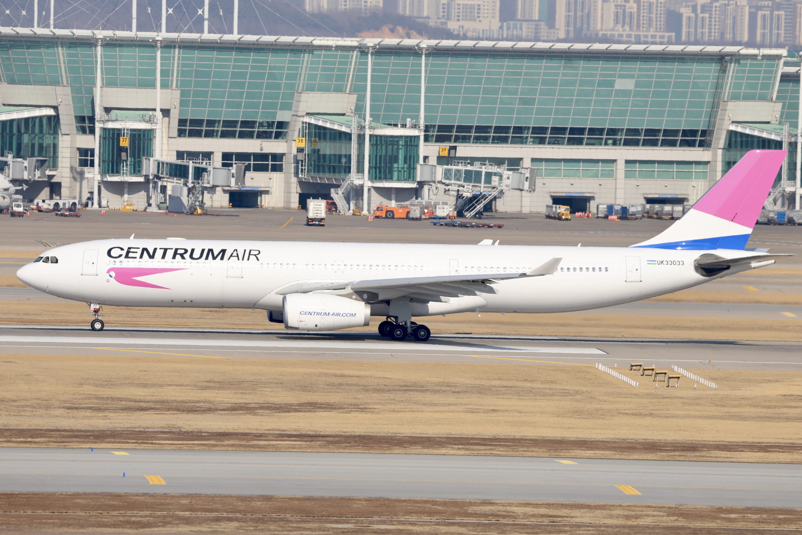 해송쌈밥屋上で撮影した航空機写真2