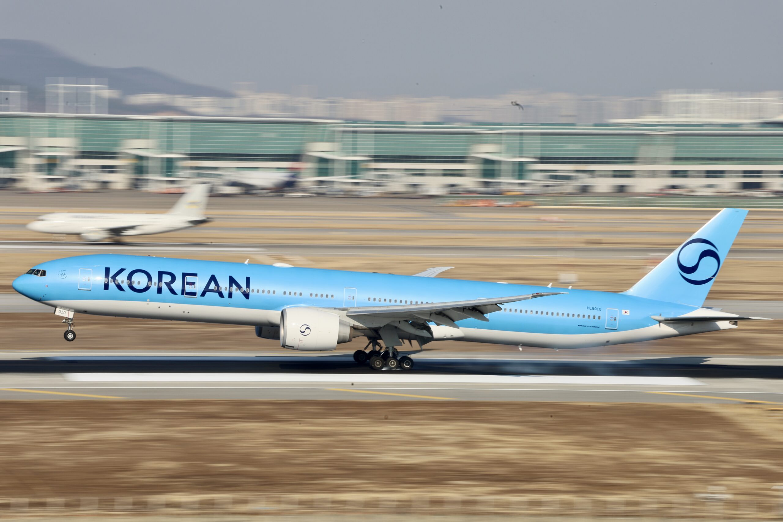 해송쌈밥屋上で撮影した航空機写真1