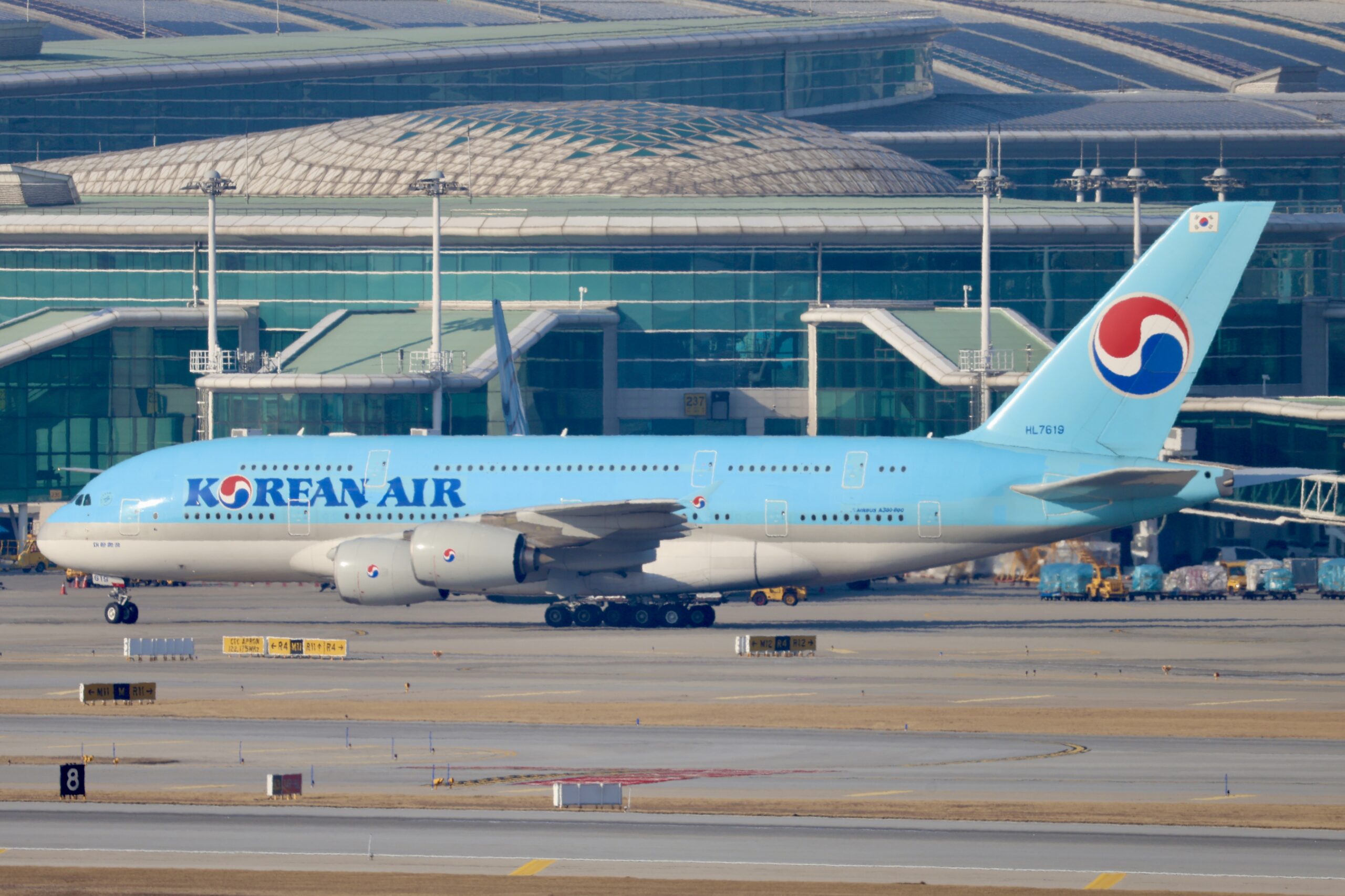 해송쌈밥屋上で撮影した航空機写真4