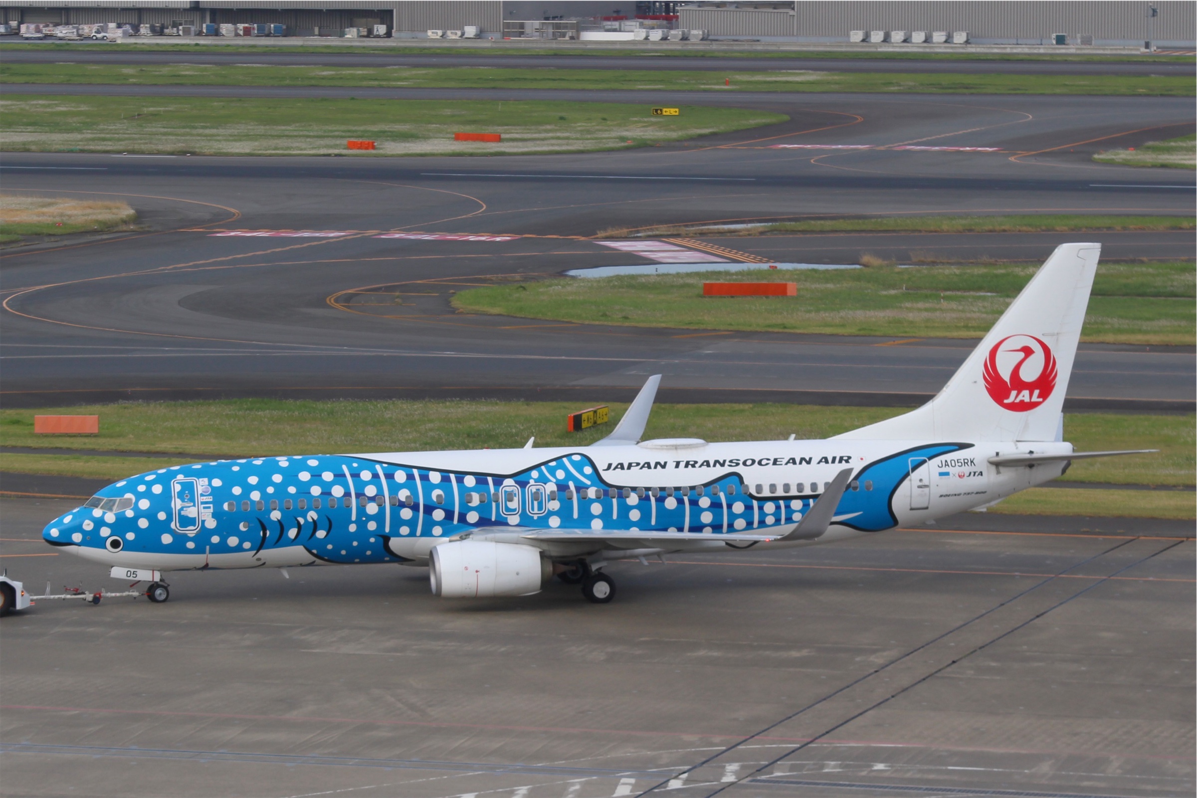 JTAのボーイング737-800 ジンベエジェット JA05RK